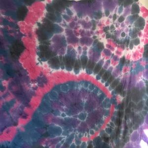Tie dye tapestry